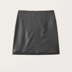 Vegan Leather Mini Skirt, never worn. Size small.